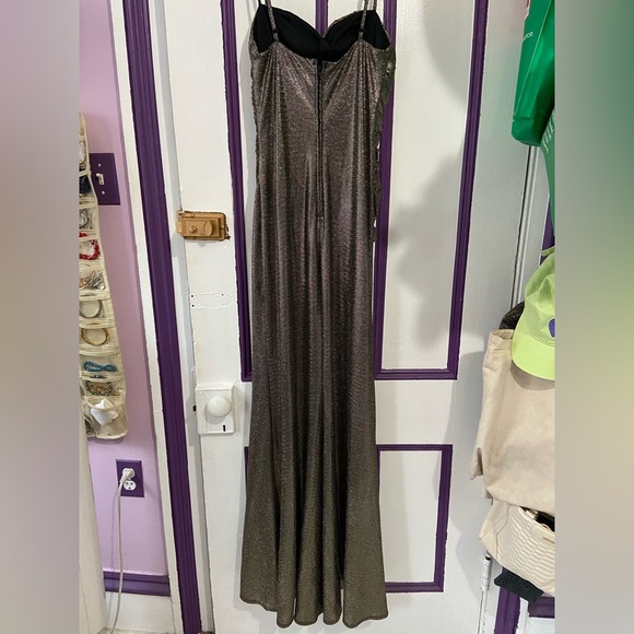 Dark Gold B. Darlin Gown Size 9/10 - Picture 2 of 5